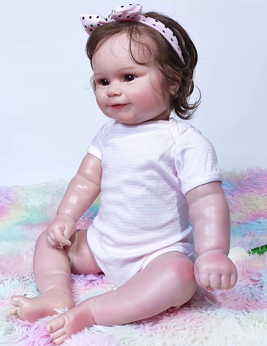 Alive Full Body Silicone Cotton Newborn Baby Bebe Boneca Reborn Completo De Silicon Dolls That Look Like