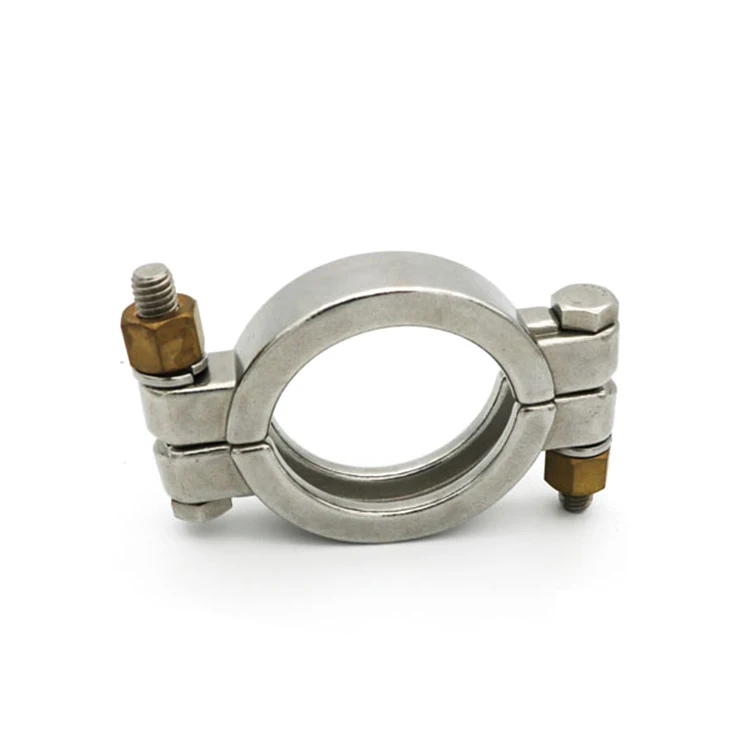 Sanitary Pipe Fittings High Pressure Bolted Tri Clamps