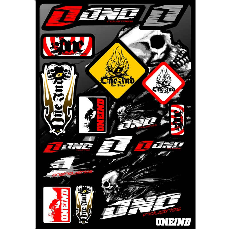 Sponsor Graphic Logo motorcycle decals oem motor bike sticker set