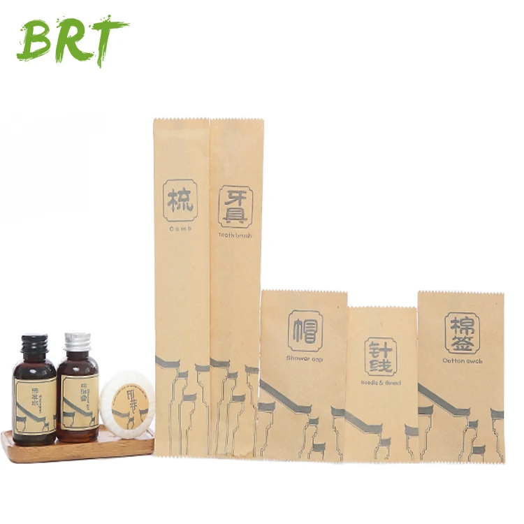 BRT hotel amenities with pack hotel amenities set biodegradable
