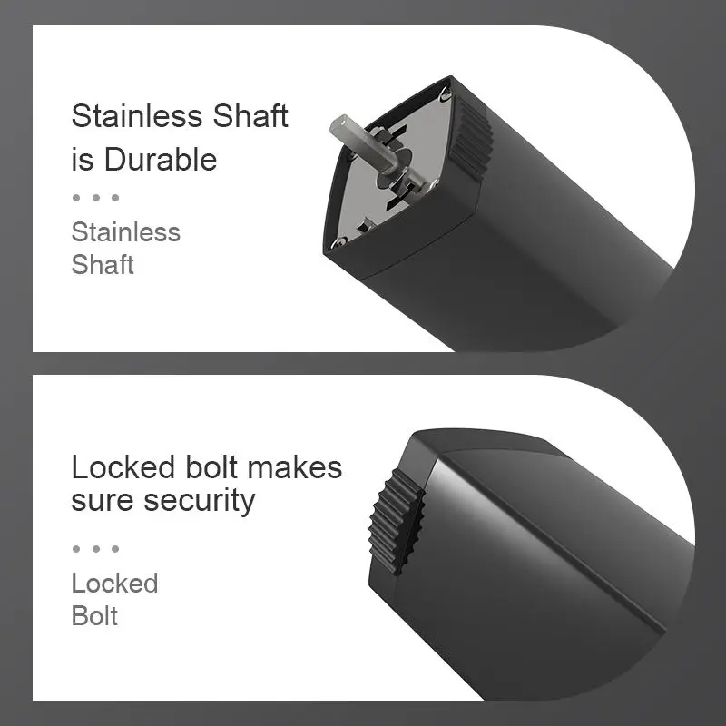 Factory outlet high-quality Black Motor track Remote Smart Curtain Accessories With Motorized Curtain Track