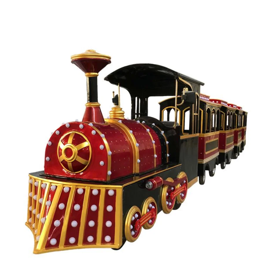 wholesale Children outdoor toy Electric amusement train Sightseeing train