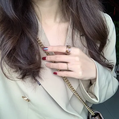 Korean acrylic rings round shape adjustable candy color resin rings rings jewelry women