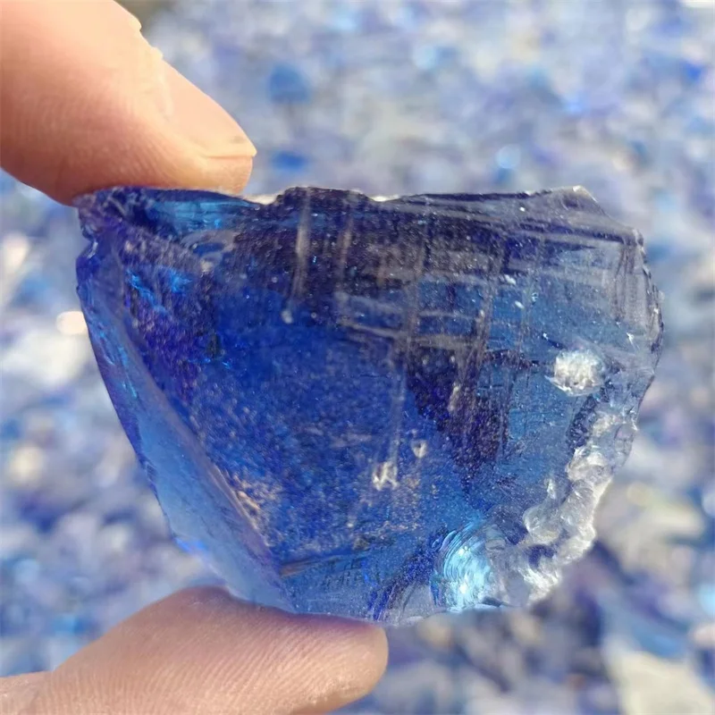 wholesale colored large landscaping slag glass  slag glass rock prices