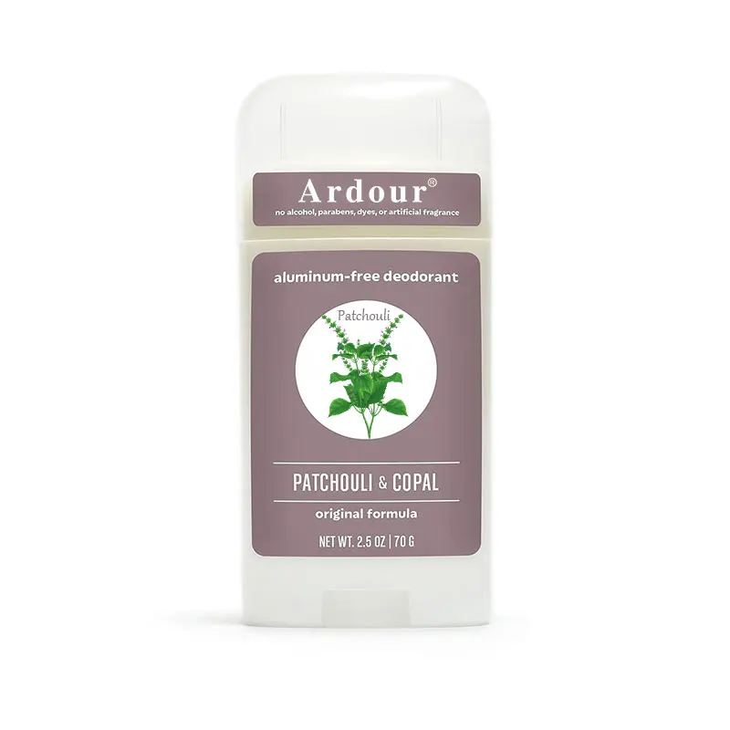 OEM  deodorant stick Long Lasting Odor Control with Baking Soda and Essential Oils, Patchouli and Copal perfume and deodorant