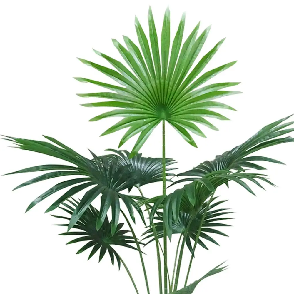 
Artificial large trees faux bonsai california palm home decoration artificial plant with pot 1.2m 1.6m 1.8m 