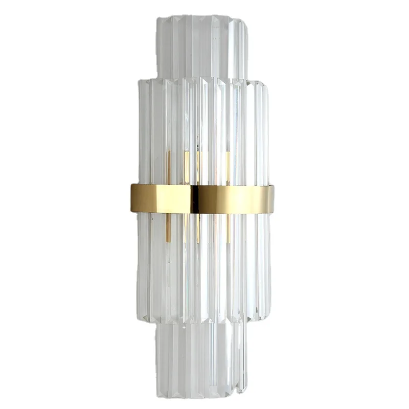 Роскошный дизайн внутреннее украшение хрустальная лампа для гостиной прикроватная столовая Проходная лестница современные светодиодные хрустальные настенные