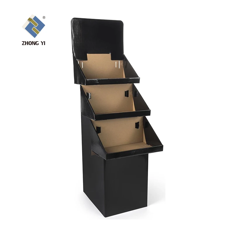 Foldable Desk Tiers Office Student Comic Book File Storage Box Stand Rack/ Cardboard Storage Holder Display Shelf  for Children