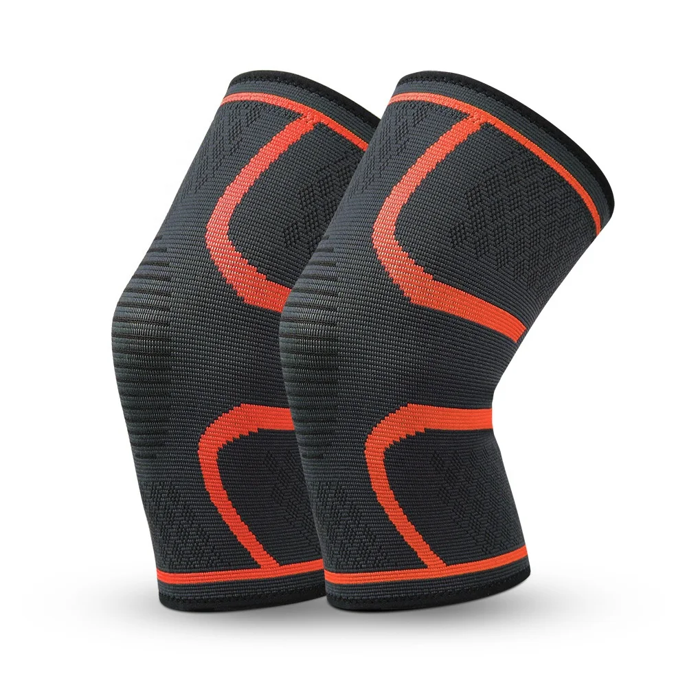 CHENGHONG Gym Stretchy custom printed Non Slip Comfortable fitness sports knee brace Pad
