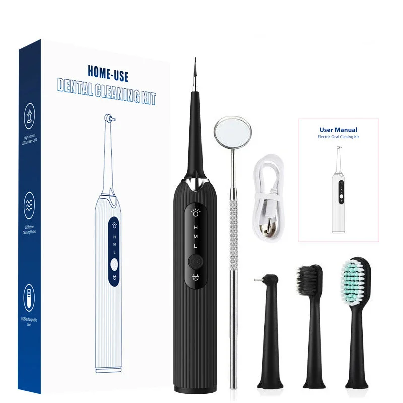 Best Price Sonic Teeth Cleaner Toothbrush Remover Tool Dental Calculus Household Visible Electric Ultrasonic Tooth Cleaner