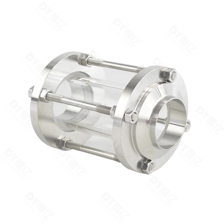 SMS 3A Stainless Steel Hygienic Butt Weld Sight Glass