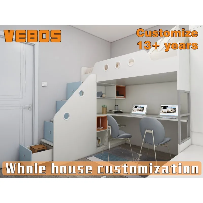 factory direct design customized kids bedroom furniture set for boys and high quality boys bedroom set