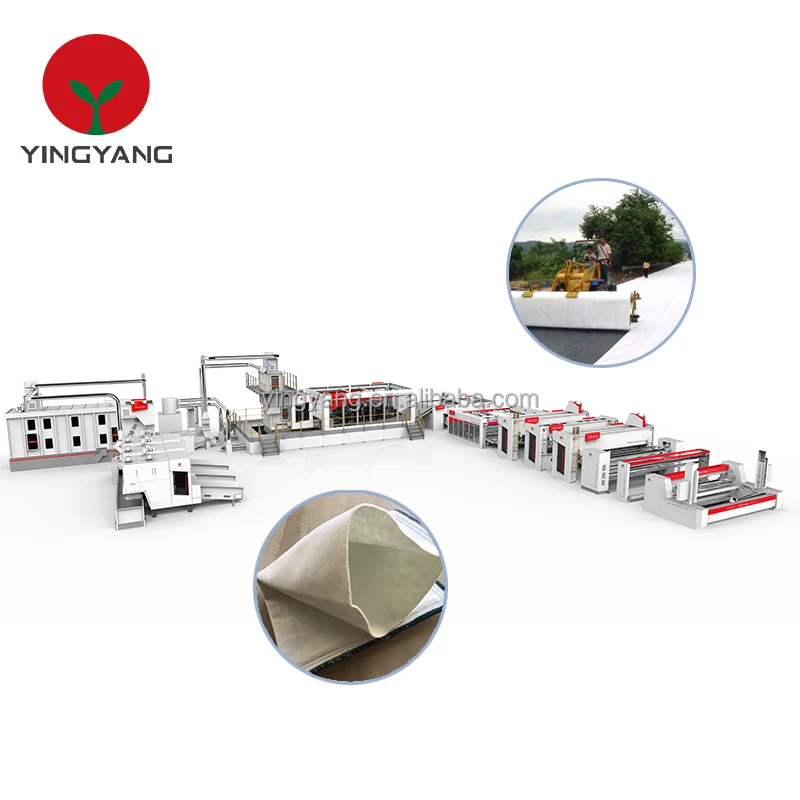 Carding machine cross lapper fiber opener machine for high speed needle punching geotextile production line