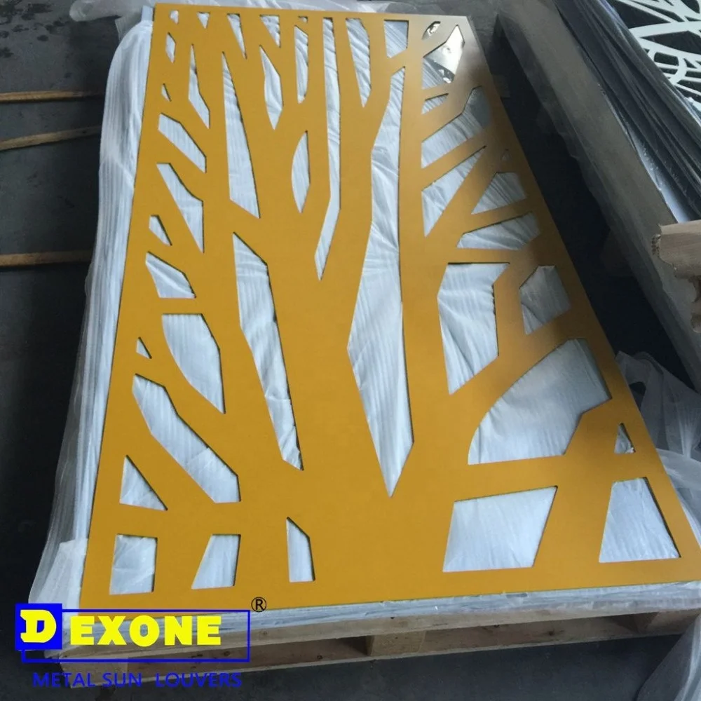 Punching Process Aluminum Perforated Panel with arts design