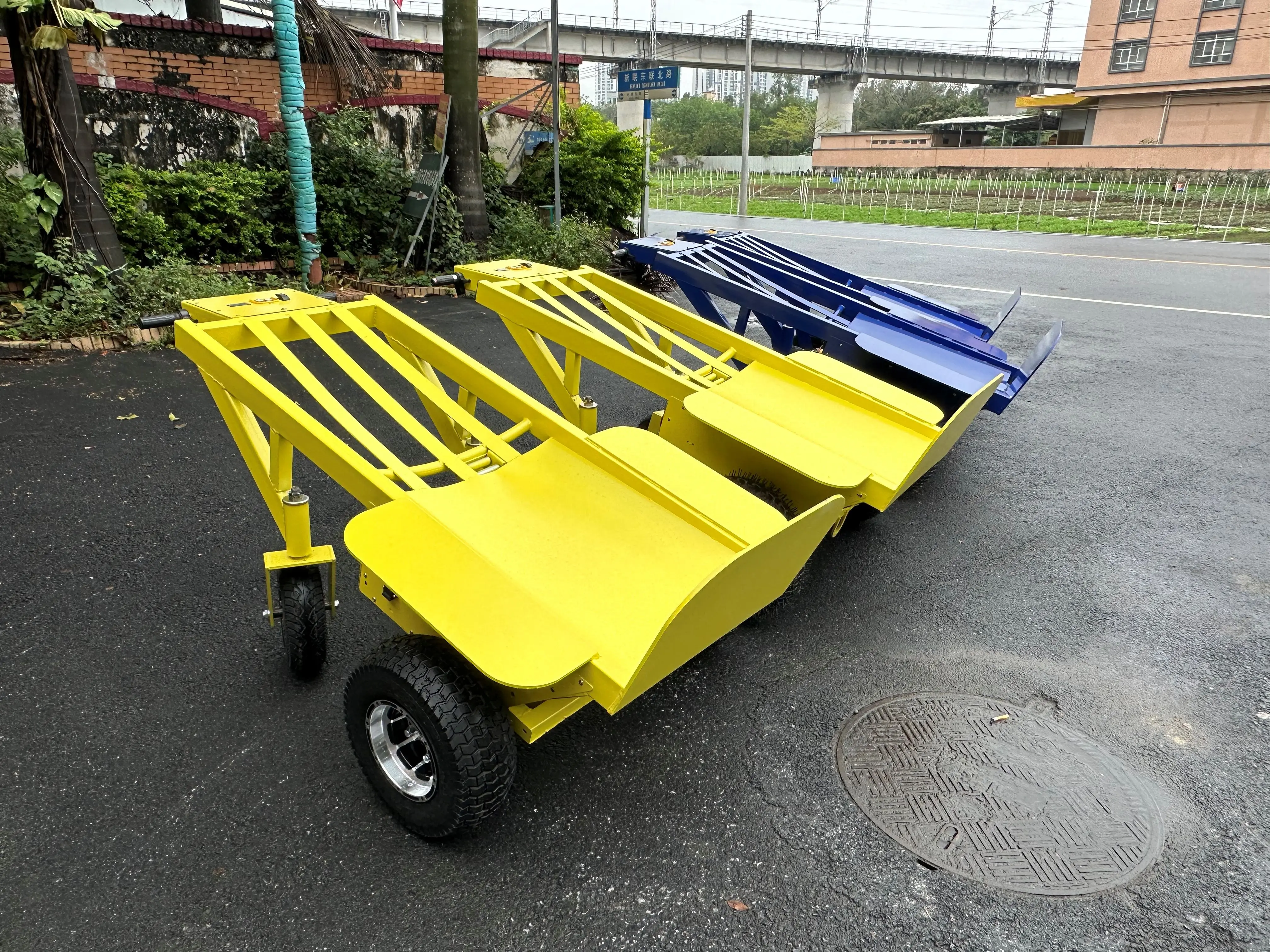Heavy Electric Stair Climbing Trolley Hand Truck Portable Stair Climbing Folding Cart For Sale