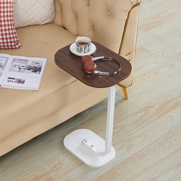 portable coffee table metal tea table chinese beige living room bedroom classic side table for bedroom