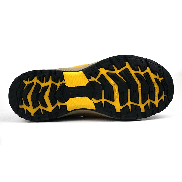 Leather Genuine Leather Rubber sole Anti smash Anti puncture Anti slip Anti oil Work Safety Boots for Men sneakers safety shoes