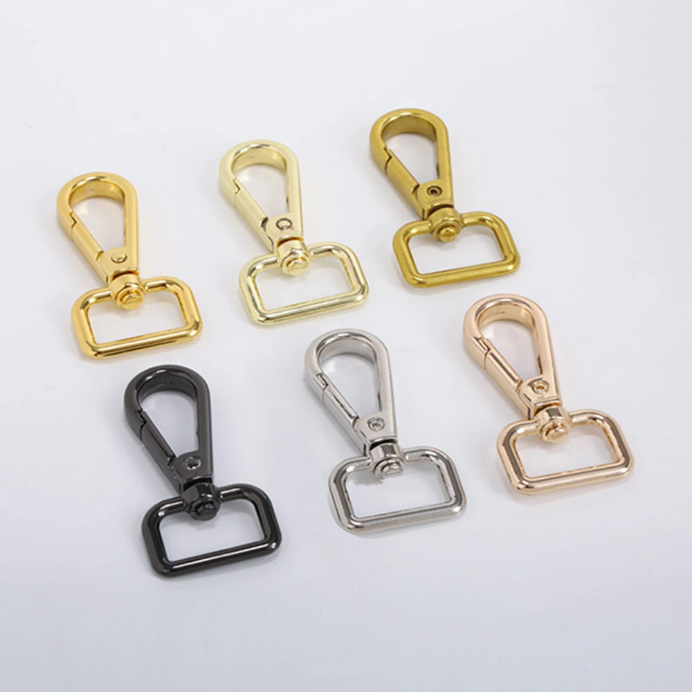 Wholesale  Zinc Alloy bags accessories  rotating Snap Hook clip luggage accessories luggage hardware Webbing Keychain Hooks