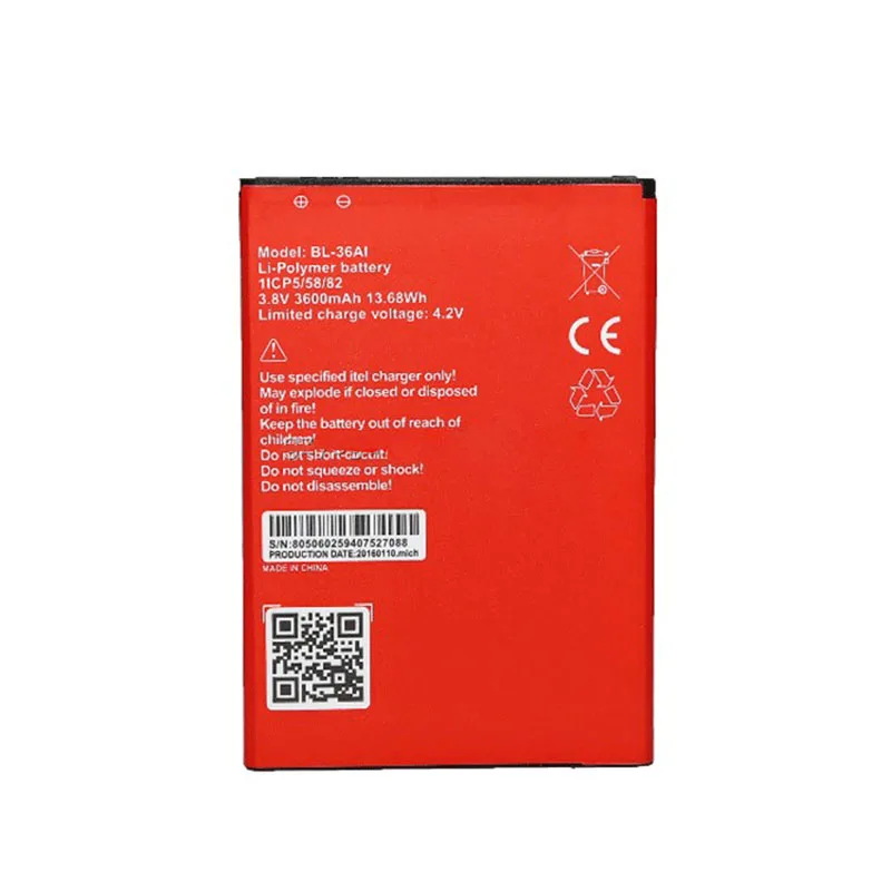 
High capacity itel BL - 36AI 3600 mAh battery 
