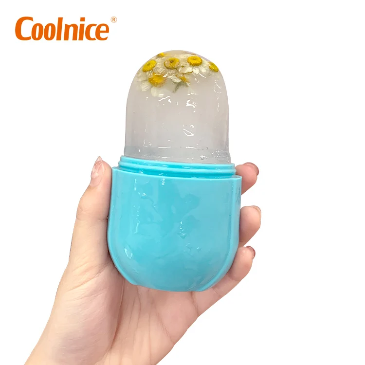 Coolnice  Improve Fine Eye Lines Silicone  Ice Mold  Skin  Facial Massager Ice Facial  Roller tool Ice Globes