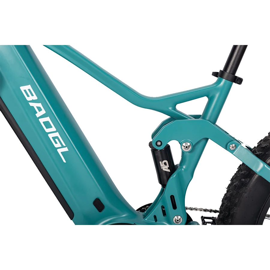 Fast Speed Special Design 48V1000W Mid MOTOR 9 Suspension Fat Tire Electric Mountain Bike ATV