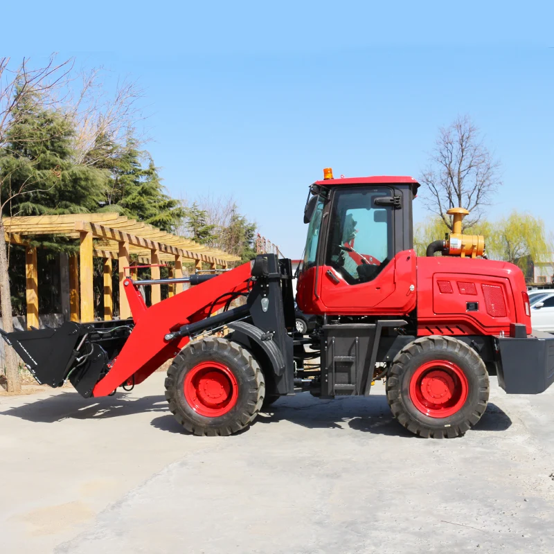 cheap frontend loader truck mini front compact small front end log loader grapple china mini wheel loader 2 T for project