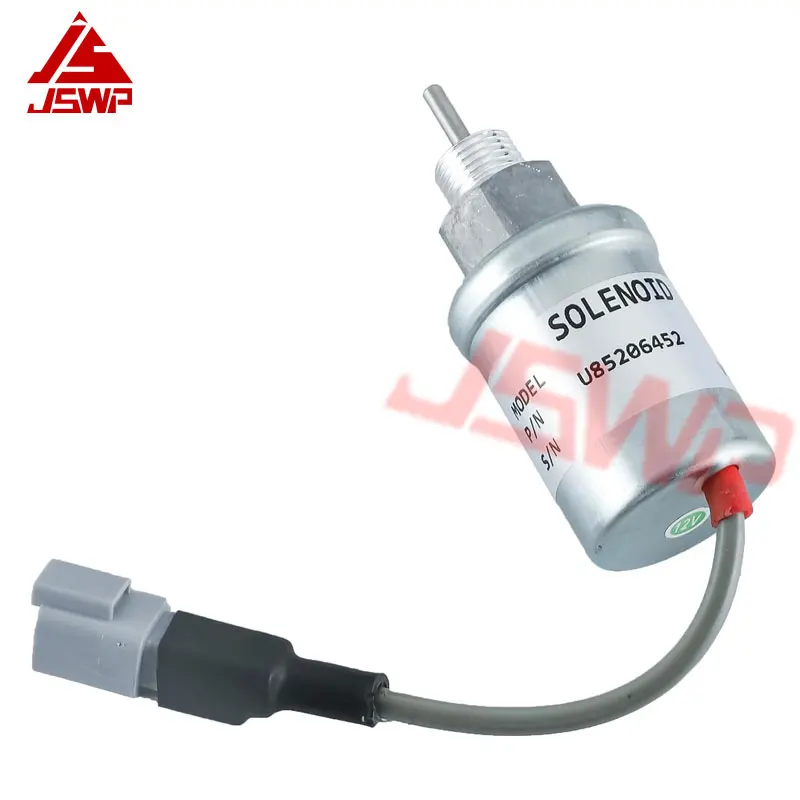 Stop Solenoid 12V U85206452 Fuel Shut Off Solenoid 185206452 U85206451 185206450 185206451 for Perkins 402D 403C
