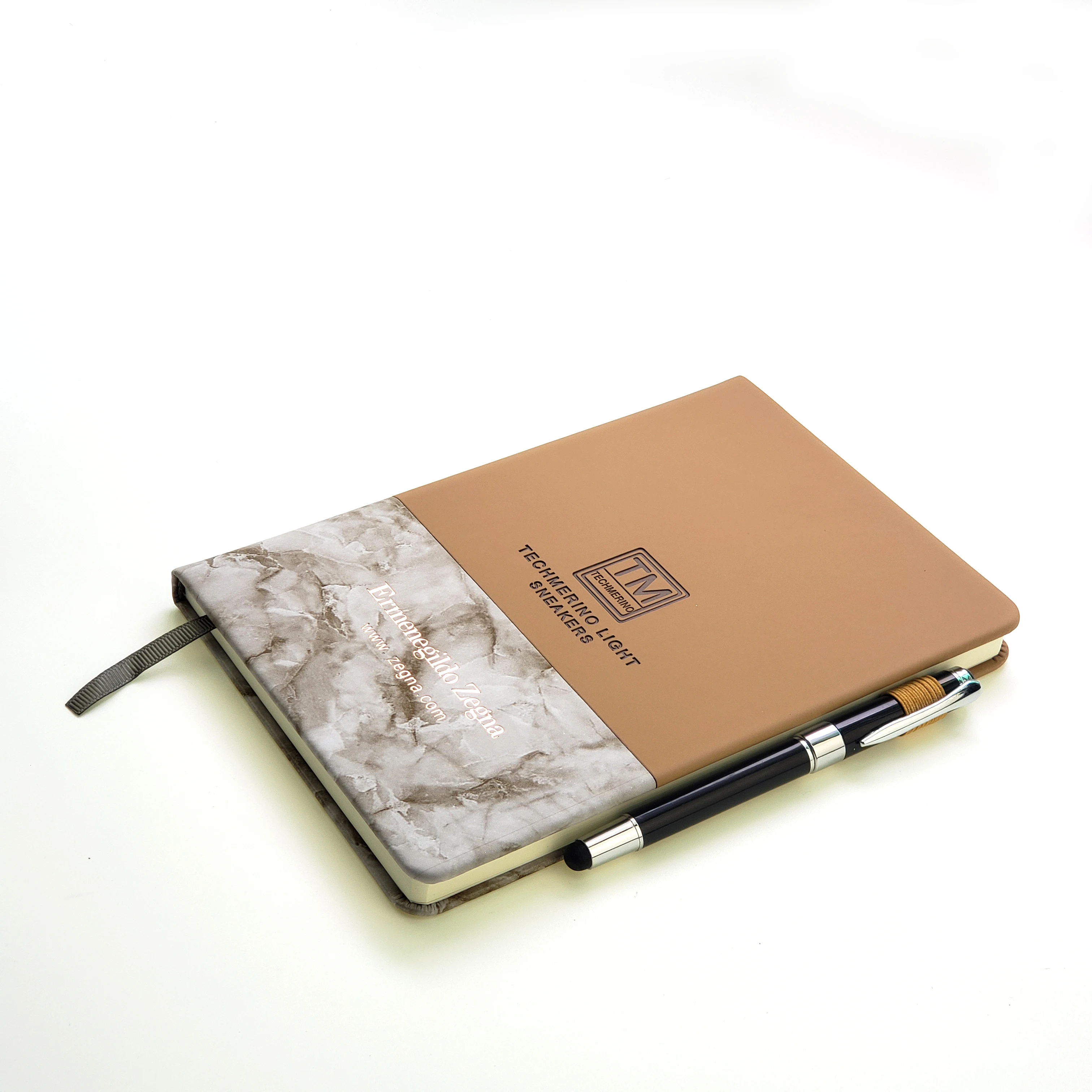 Manufacturer Wholesale Custom Logo A5 Notebook PU Leather Travel Journal