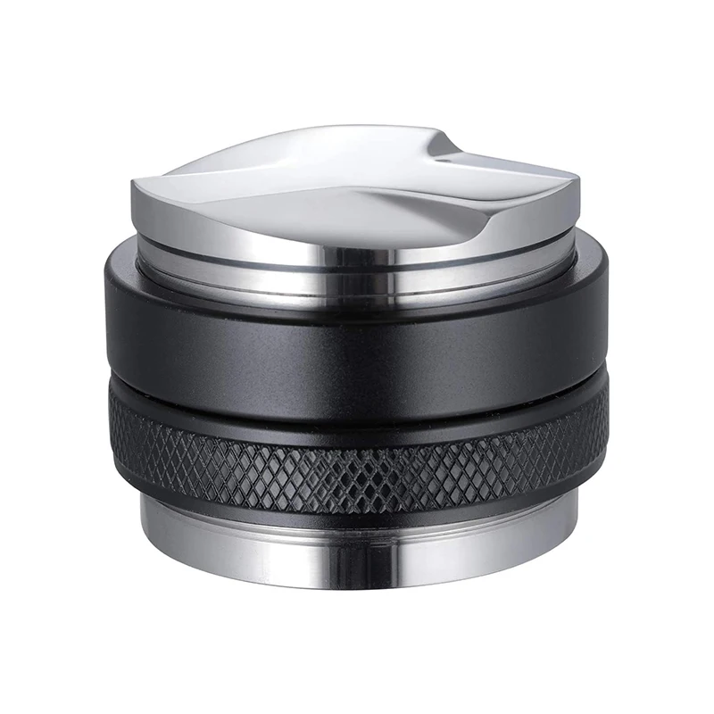 51mm 2-in-1 Espresso Tamper Coffee Distributor Tool Dual Head Espresso Leveler Fits for Portafilter Espresso Hand Tamper