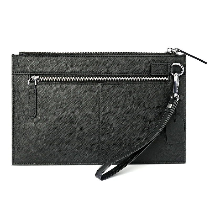 Wholesale Business Style Genuine Leather Purse Pouch Clutch Clutch Bag For Men