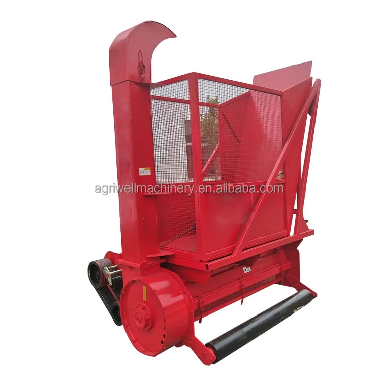 Forage Harvester Implement with Chopper Chaff Corn Straw Cutter Machine Engine Gearbox & Bearing Drive Tractor Usage Wheat