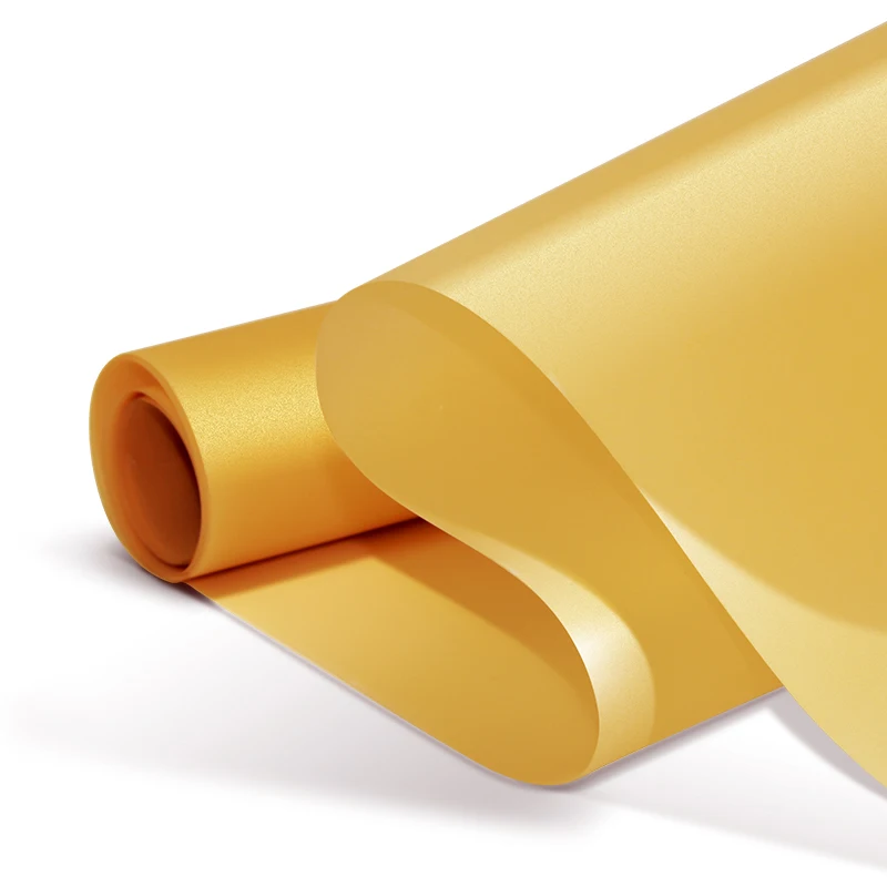 75um Dtf Pet Film Roll Gold 30cm 33cm 60cm Dtf Film For Dtf Heat Transfer
