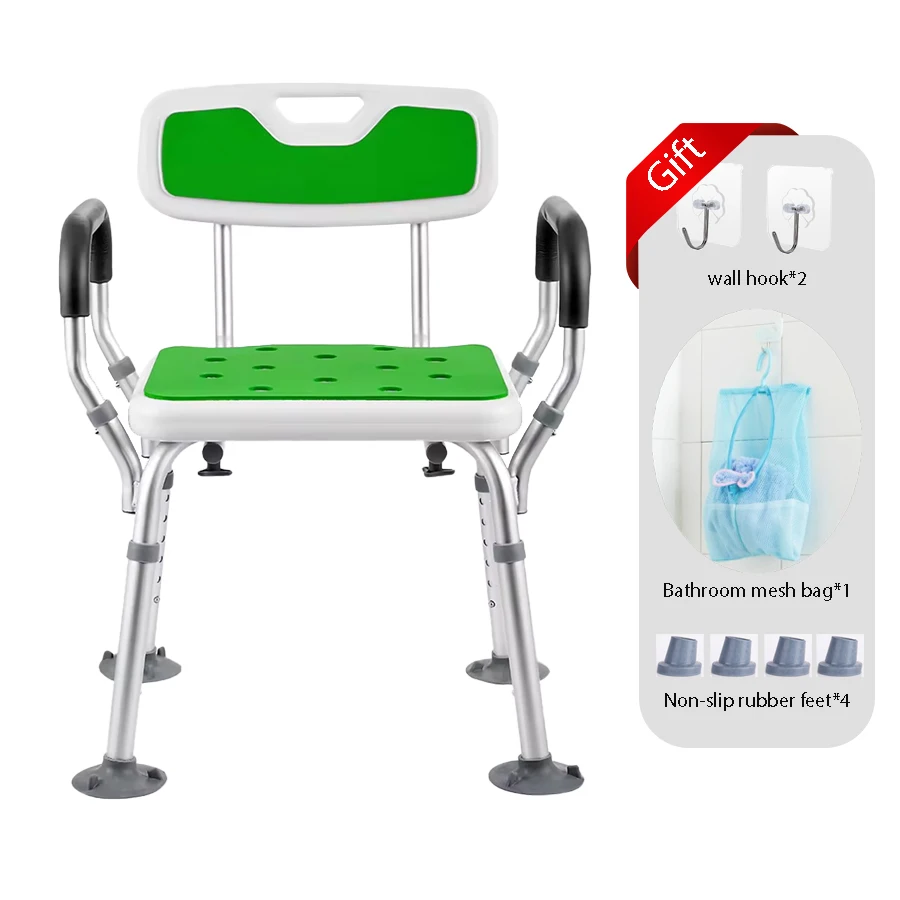 portable adjustable hospital medical disability patients adult disabled bathroom bath shower chair for the elderly