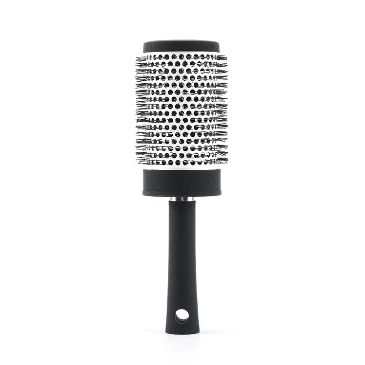 Professional salon aluminium barrel hair brush with CERAMIC