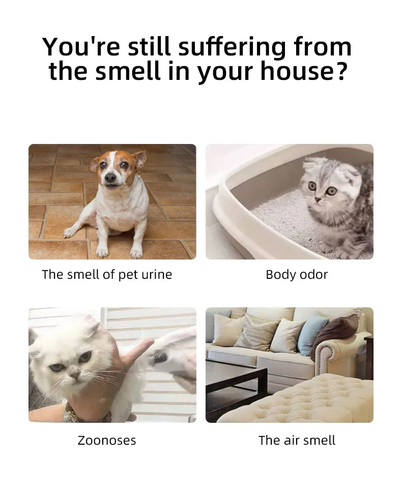 Pet Spray Deodorant Safety Scented Dogs and Cats Body Perfume Spray Natural Fresh Scent Deodorant Perfume Remove Odor