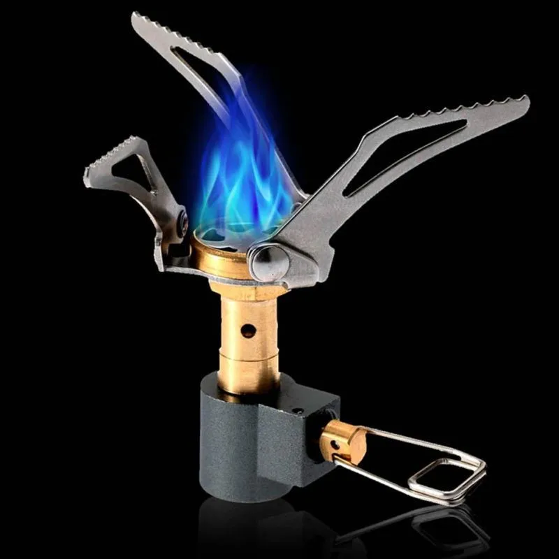 
Outdoor Stove Titanium Alloy Folding Mini Camping tent Oven Survival Furnace Stove 