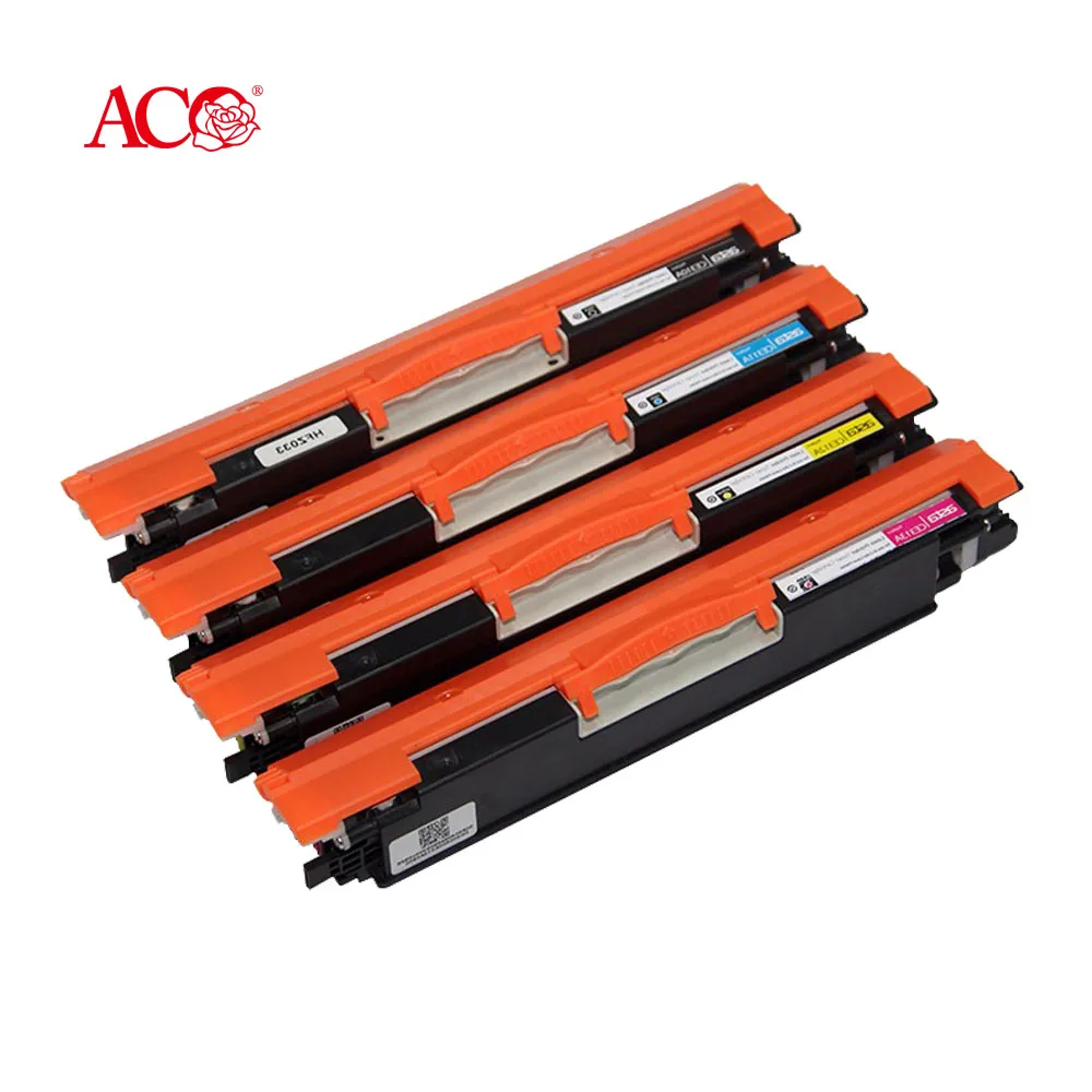 Картридж с тонером ACO CE310A CE311A CE312A CE313A 126A, совместимый для HP 1025 CP1025 M175 M275, оптовая продажа, дешево