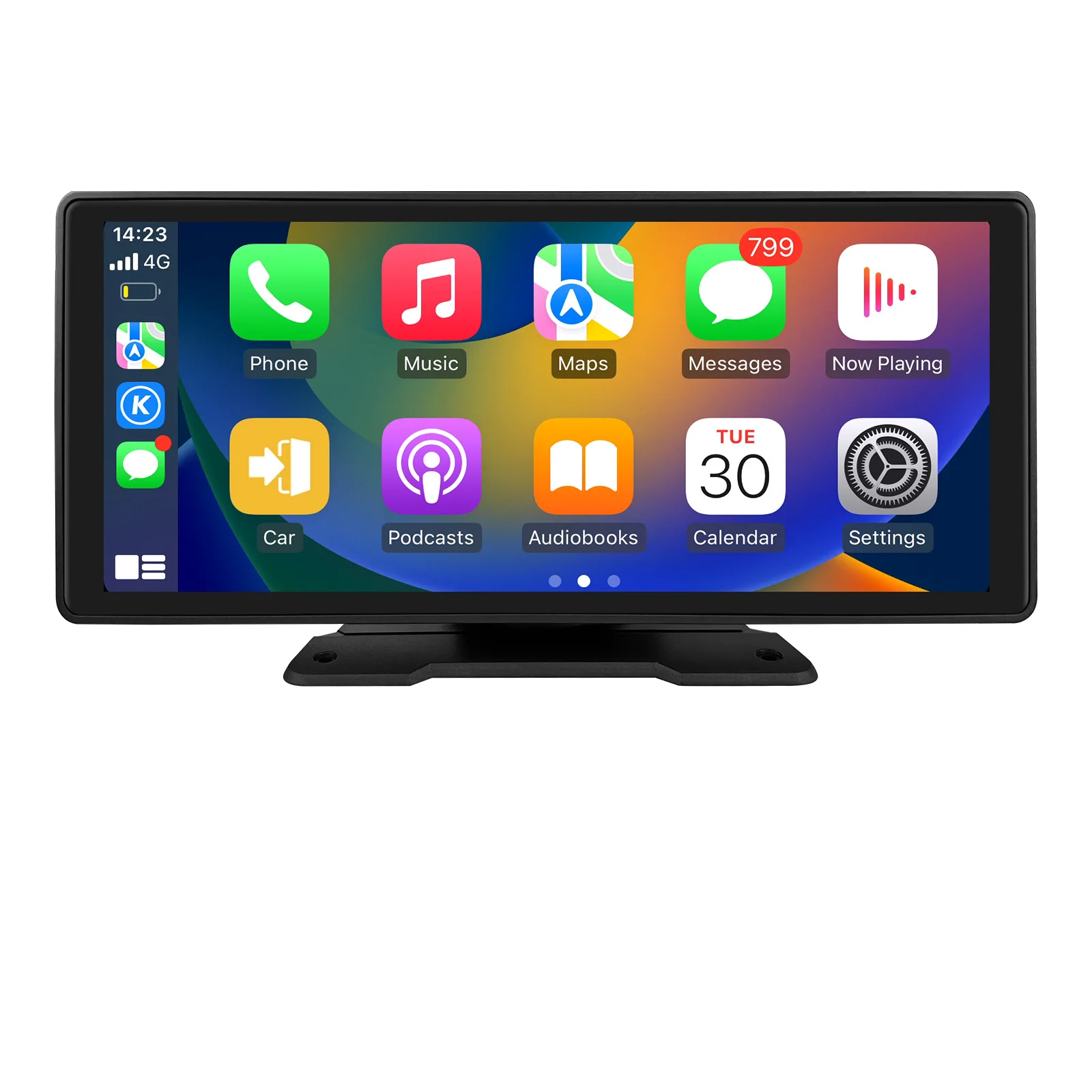 10.26 inch portable wireless Carplay car smart screen MP5 car navigation reversing image