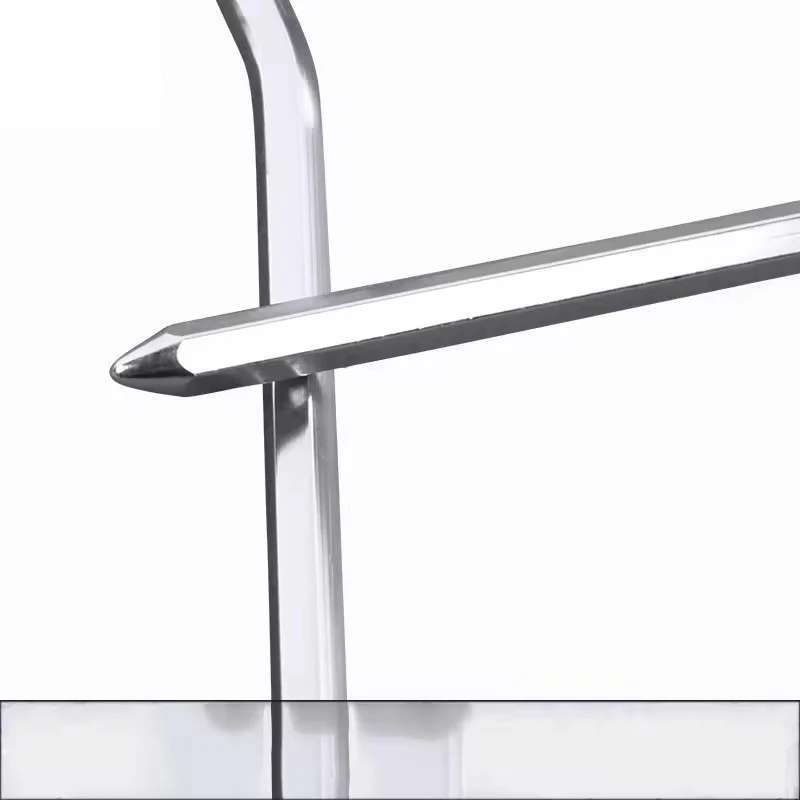 Outdoor tent ground nail aluminum alloy ground nail windproof rope long thick beach grass nail