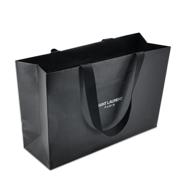 Eurotote Brown Golden Paper Laminated Shopping Bag