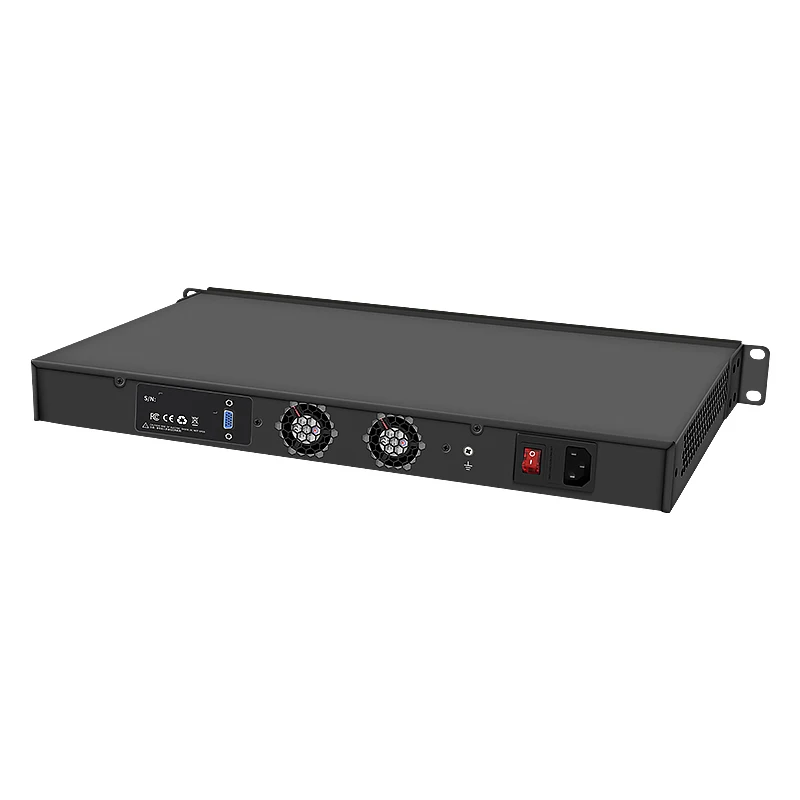 BKHD 1U Rackmount брандмауэр сервер 6x2 5 4x10G SFP + Atom C3808 12 ядер Pfsense Linux маршрутизатор для управления сетью Mikrotik