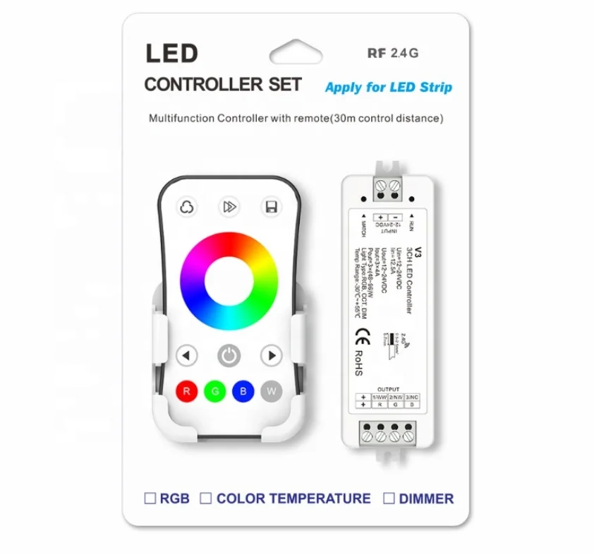 RGB контроллер Светодиодный семь цветов полосы света V3 + R13