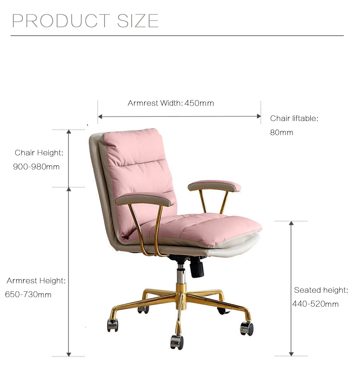 Modern home computer chair comfortable double layer soft bag back study chair light luxury office chair