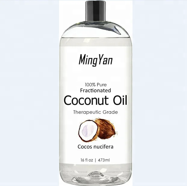 Оптовая продажа, натуральные волосы оптом, фирменная торговая марка, чистое органическое натуральное кокосовое масло для ухода за кожей