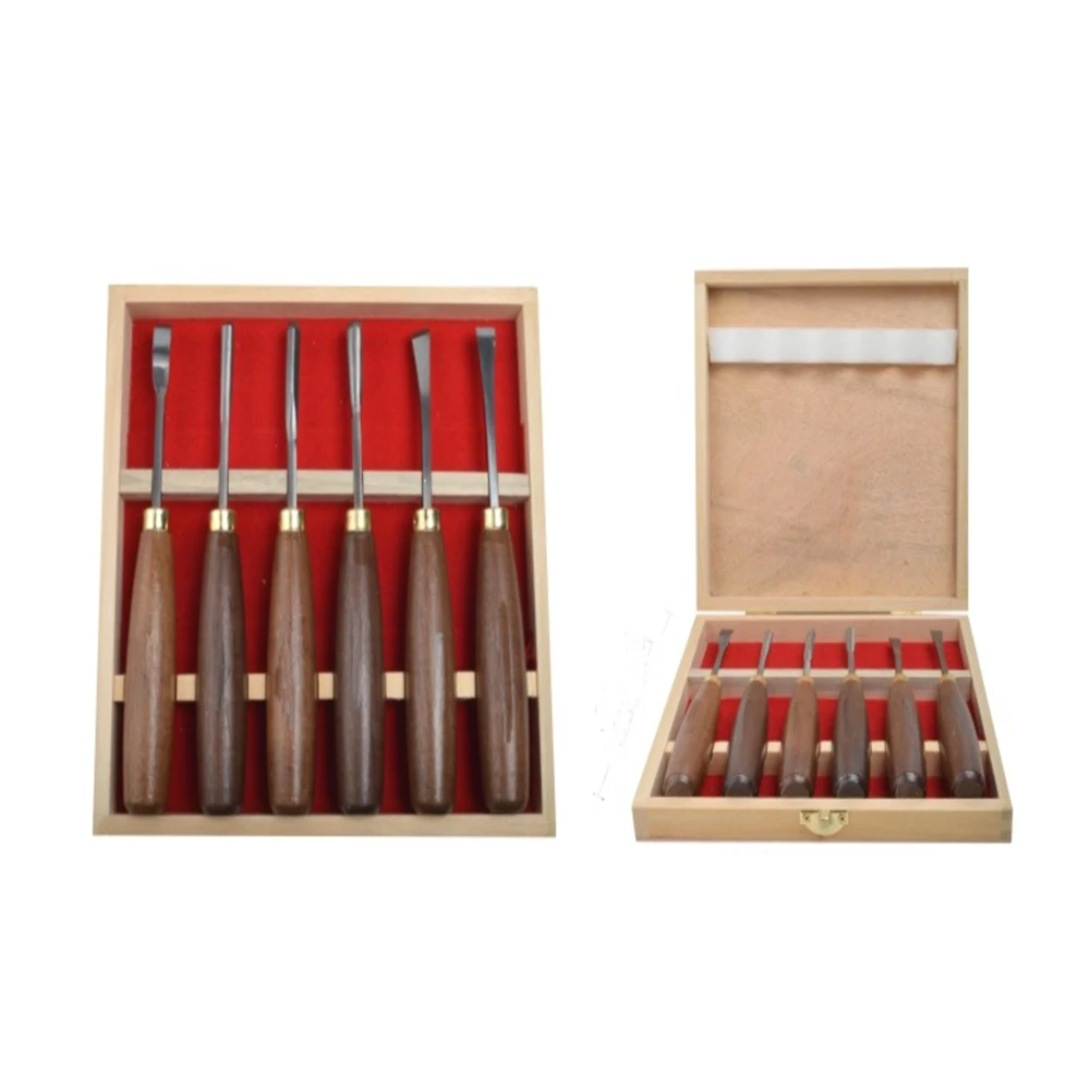 Hot selling  6pcs Wood Carving Chisel  set woodworking  chisel