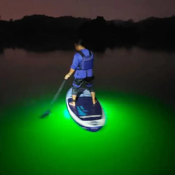 Sup светодиодная подсветка с логотипом на заказ Стеклянная Доска для серфинга прозрачная доска