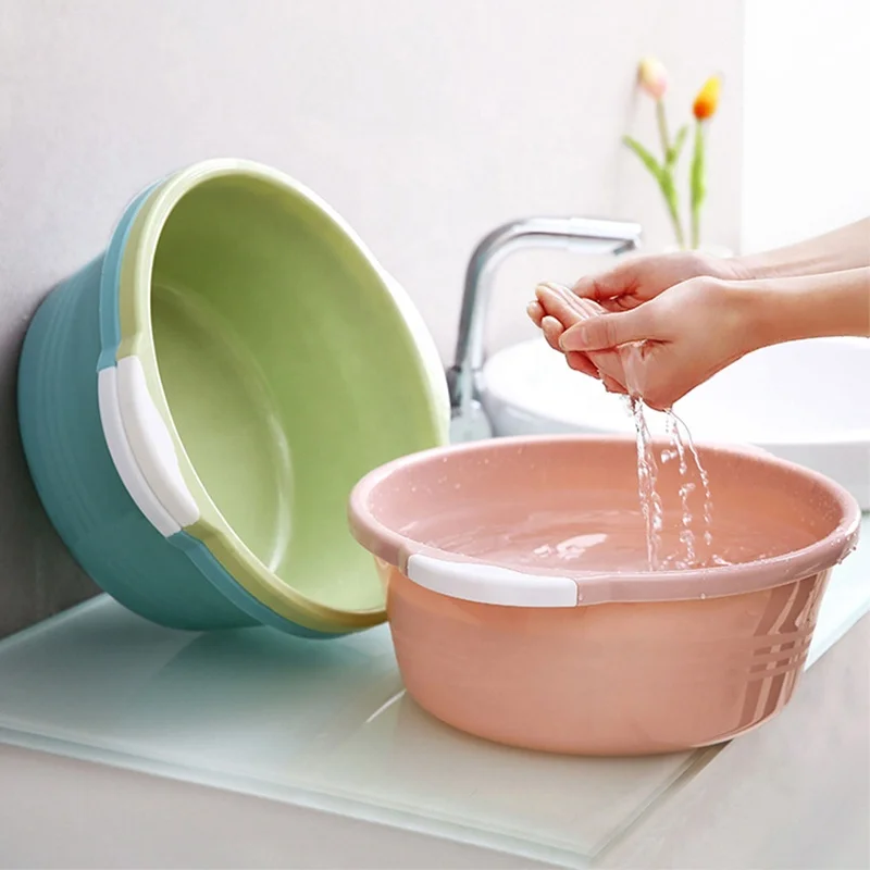 Strong Durable Foot Bath Tub Different Sizes Stacking Basin PP Washing Kitchen Plastic Basin Wash