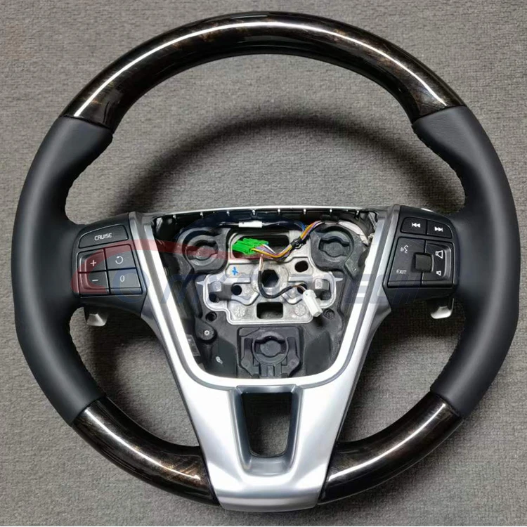 Для Volvo cx60 XC40 XC60 углеродное волокно руль alcantara светодиодный подрулевой переключатель руля обогрева