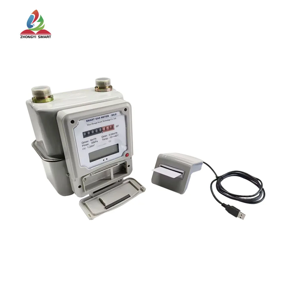 Отечественный Смарт IC карты предоплаченный газовый счетчик