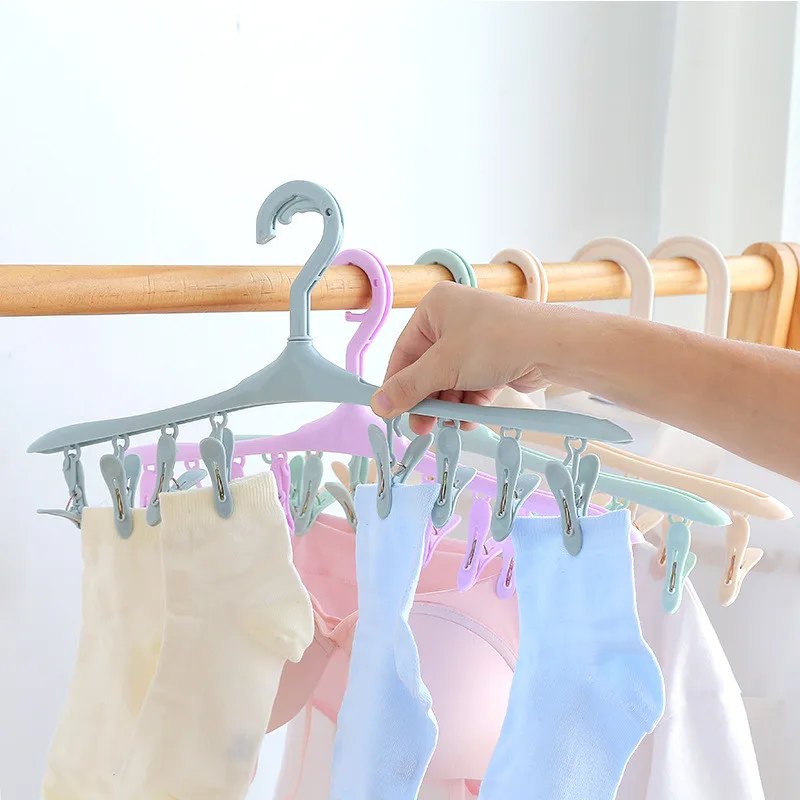 
Multifunctional Small Clothes and Socks Buckle Drying Rack 